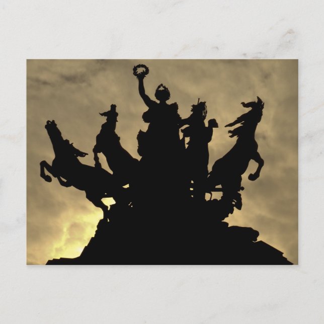 Paris postcards, antique style postcard (Front)