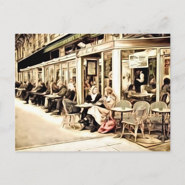 Paris Postcards - Street Scene (Front)
