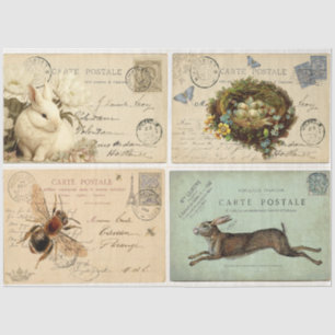 Paris Postcards Tissue Paper