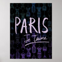 Paris Poster (Black)