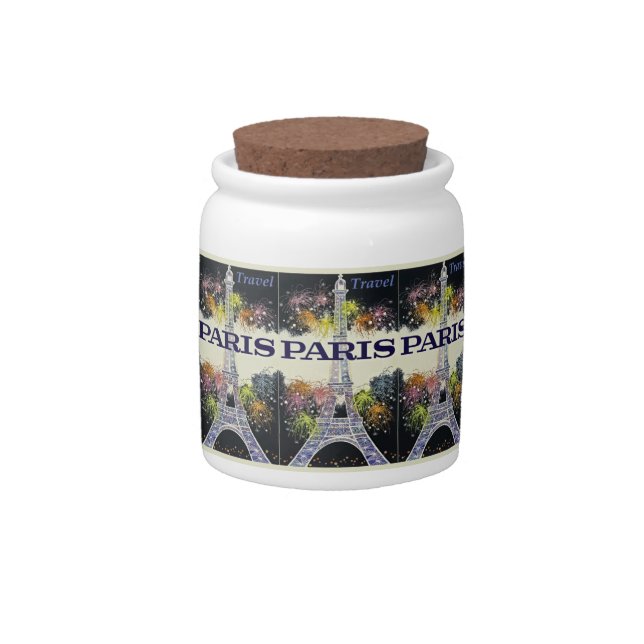 Paris:Poster Candy Jar (Front)