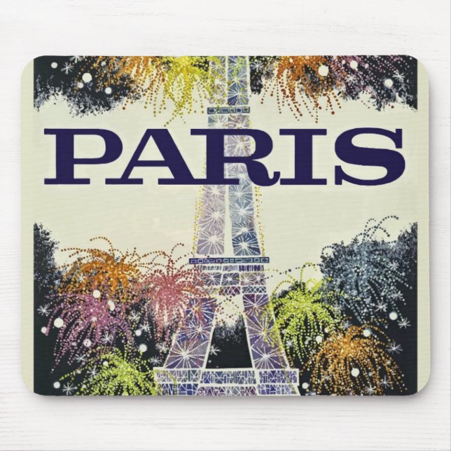 Paris: Poster Mouse Pad (Front)
