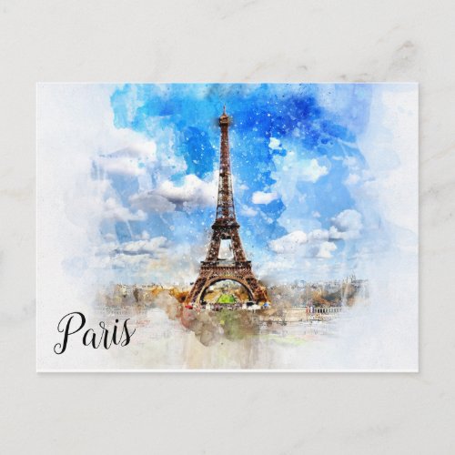 Paris Postkarte Postcard
