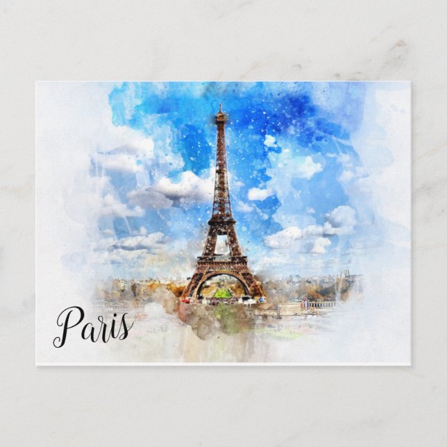 Paris Postkarte Postcard (Front)