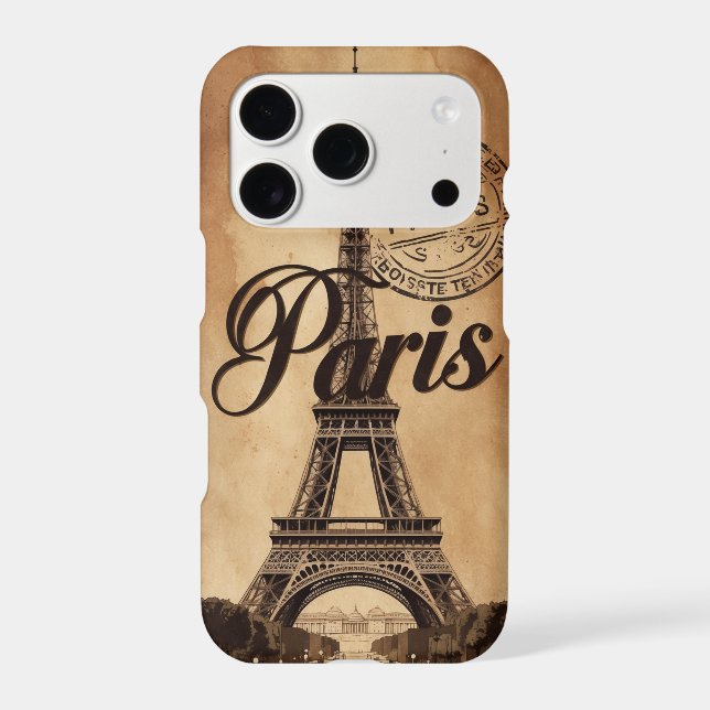 Paris Postmark iPhone Case (Back)