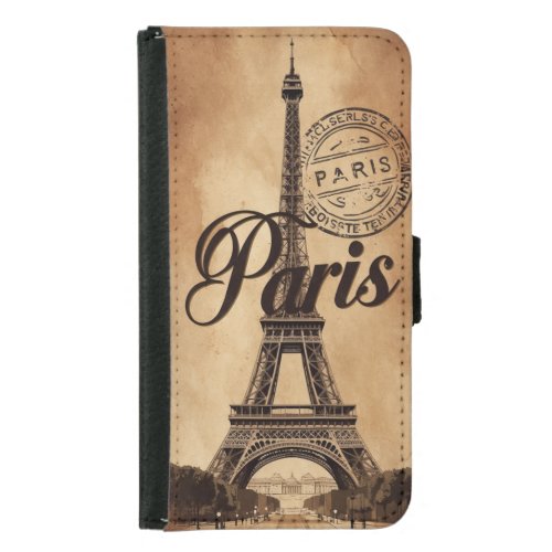Paris Postmark Samsung Galaxy S5 Wallet Case