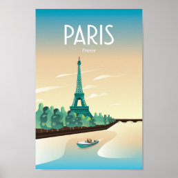 Paris Print - France Poster | Travel Poster Paris 