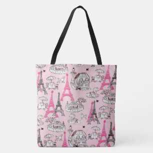Paris Promenade Tote Bag
