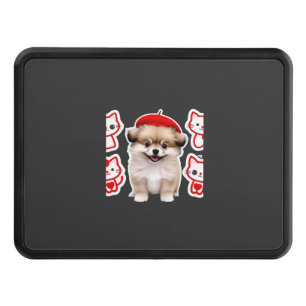 Paris Pup & Kitty Crew � Cute Beret Dog and Cat Hitch Cover