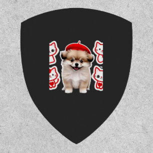 Paris Pup & Kitty Crew � Cute Beret Dog and Cat Patch