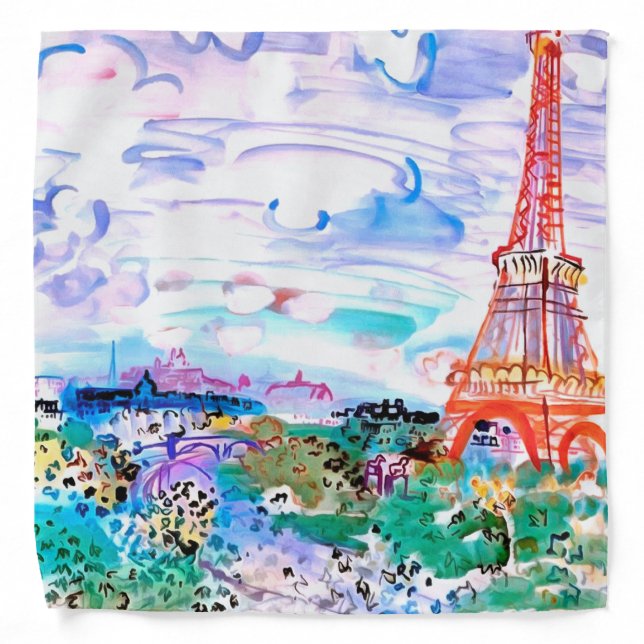 Paris Raoul Dufy Bandana (Front)