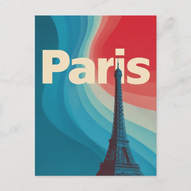 Paris retro postcard (Front)
