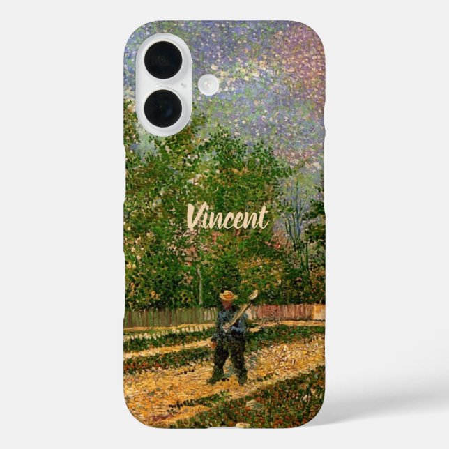 Paris Road with Peasant by Vincent van Gogh Case-Mate iPhone Case (Back)