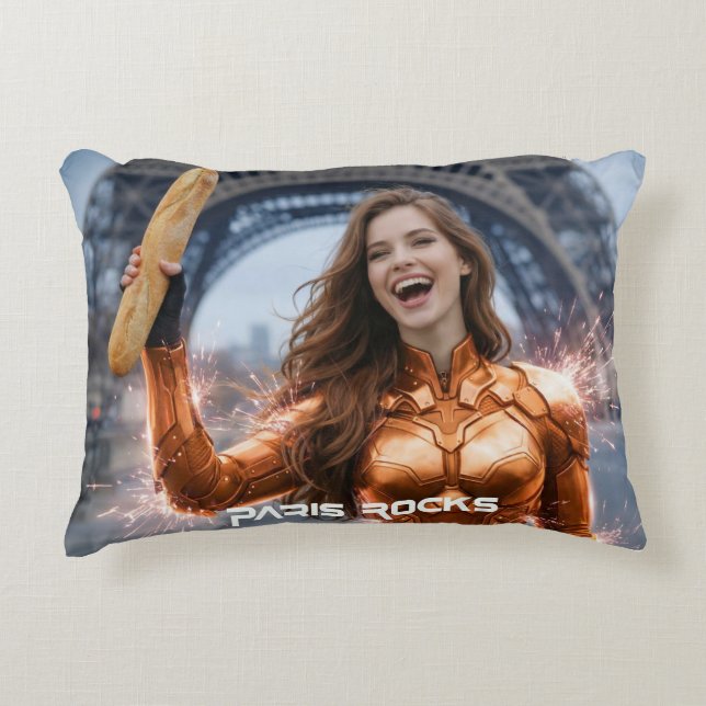 PARIS ROCKS ACCENT PILLOW (Front)