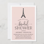 Paris Romance Bridal Shower Invitation (Front)