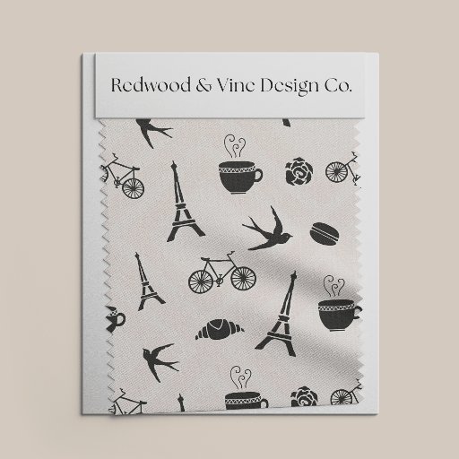 Paris Romance Patterned Fabric