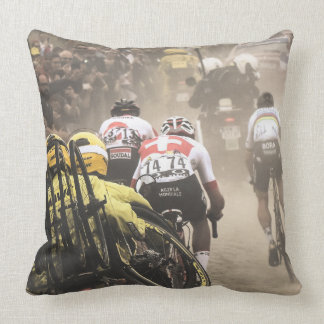 Paris Roubaix 2018 Throw Pillow