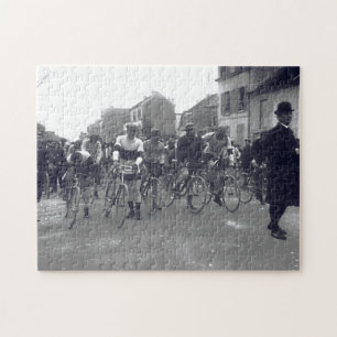 Paris–Roubaix Cycling Race Starting Line1908 Jigsaw Puzzle