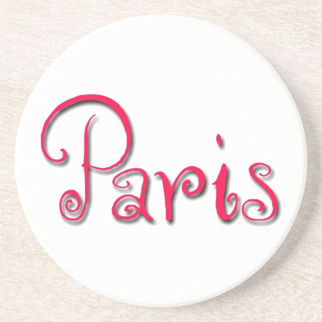Paris Sandstone Coaster (Front)