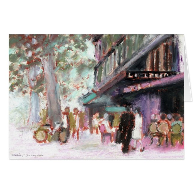 Paris Scene Card (Front Horizontal)