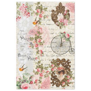 Shabby French Chic Craft Tissue Paper