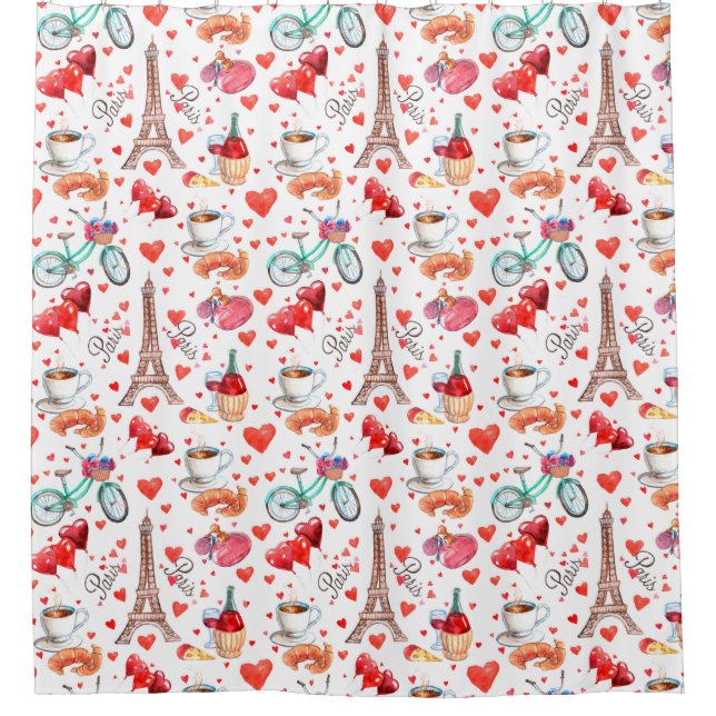 Paris Shower Curtain (Front)