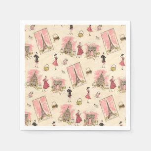 Paris Sights 2 Paper Napkins