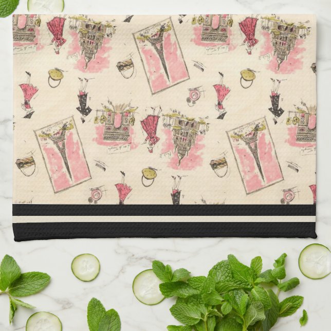 Paris Sights 2 Towel (Folded)