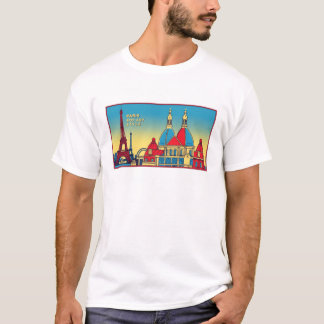 Paris Skyline 1  T-Shirt