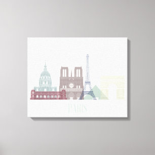 Paris Skyline Canvas Print