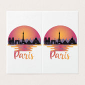 Paris Skyline - France Travel (Outside Unfolded)