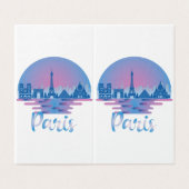 Paris Skyline - France Travel (Outside Unfolded)