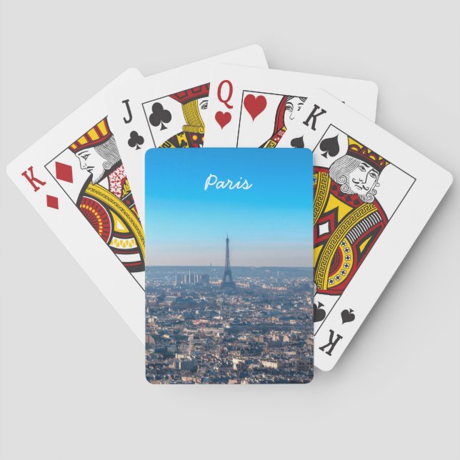 Paris Skyline Poker Cards (Back)