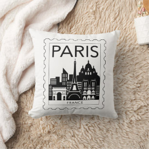 Paris souvenir throw pillow