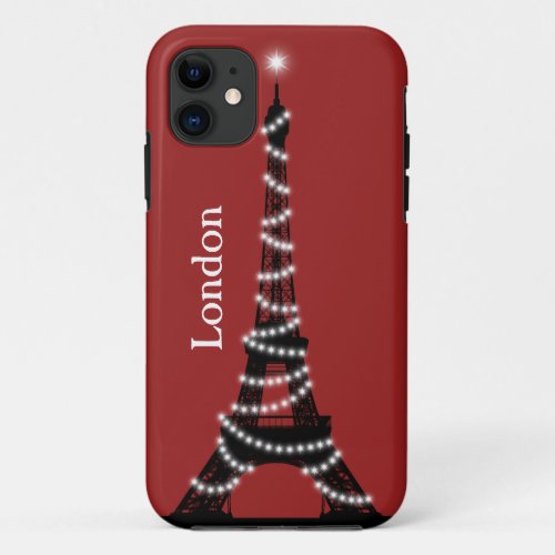 Paris Sparkles Everywhere iPhone 5 Barely There iPhone 11 Case