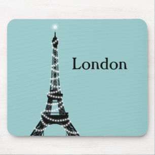 Paris Sparkles Everywhere Mouse Pad