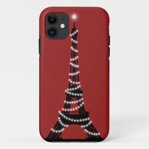 Paris Sparkles iPhone 5 Barely There iPhone 11 Case