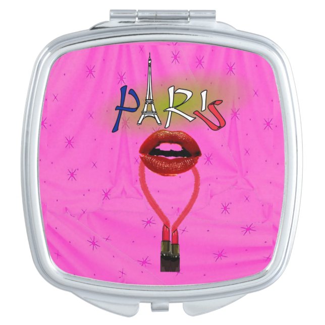 Paris Square Compact Mirror (Front)