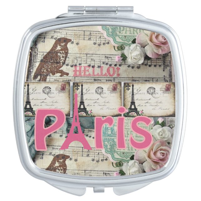 Paris Square Compact Mirror (Front)