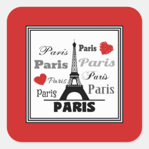 Paris Square Sticker