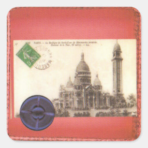 Paris Square Sticker3 Sticker