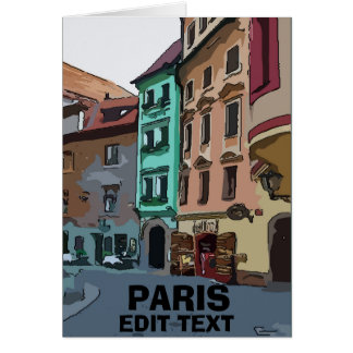 Paris St Buildings Cards