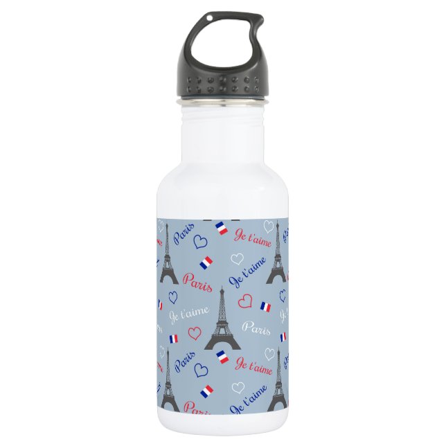 Paris Stainless Steel Water Bottle (Front)