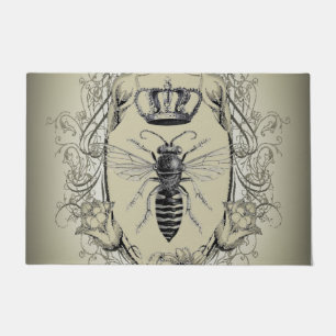 paris steampunk beekeeper french bee queen crown doormat