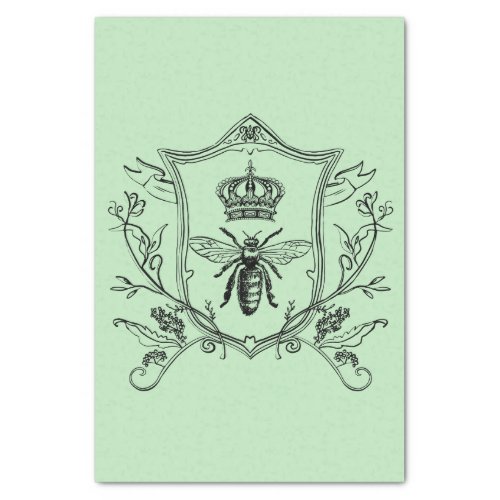 paris steampunk beekeeper french bee queen crown tissue paper