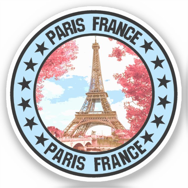 Paris                                              sticker (Front)