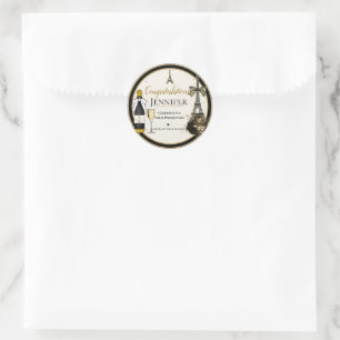 Paris Sticker Labels Job Promotion