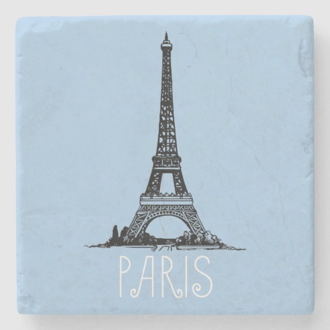 Paris Stone Coaster (Front)