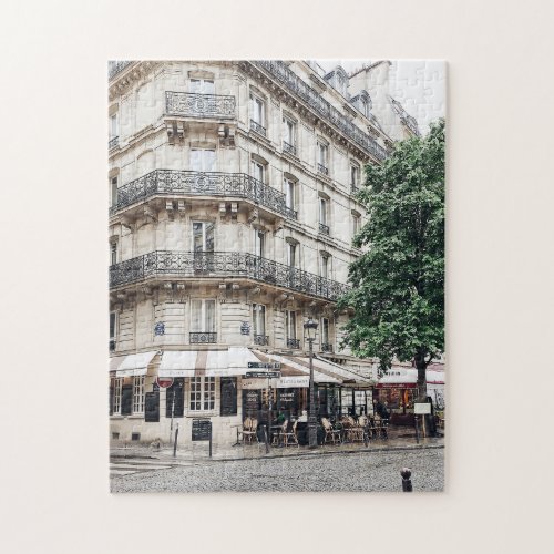 Paris Street Corner Photograph Jigsaw Puzzle