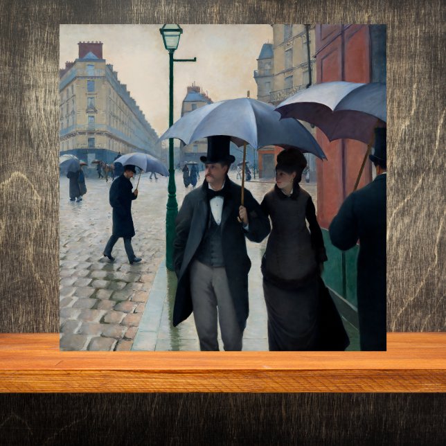  Paris Street in Rainy Weather - Gustave Caillebot Ceramic Tile (Creator Uploaded)